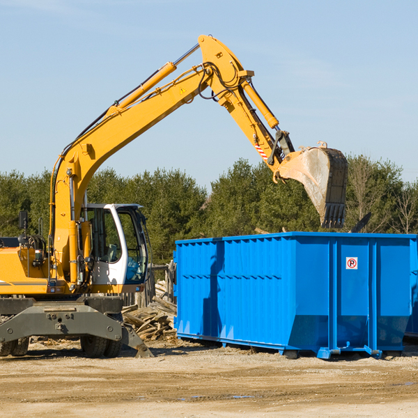 what size residential dumpster rentals are available in Mason County Texas